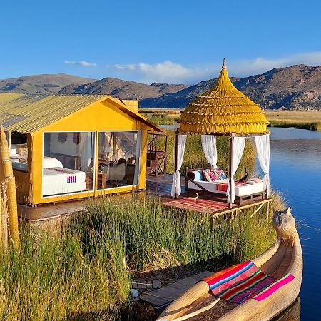 Uros Lodge Peru Пуно Екстериор снимка