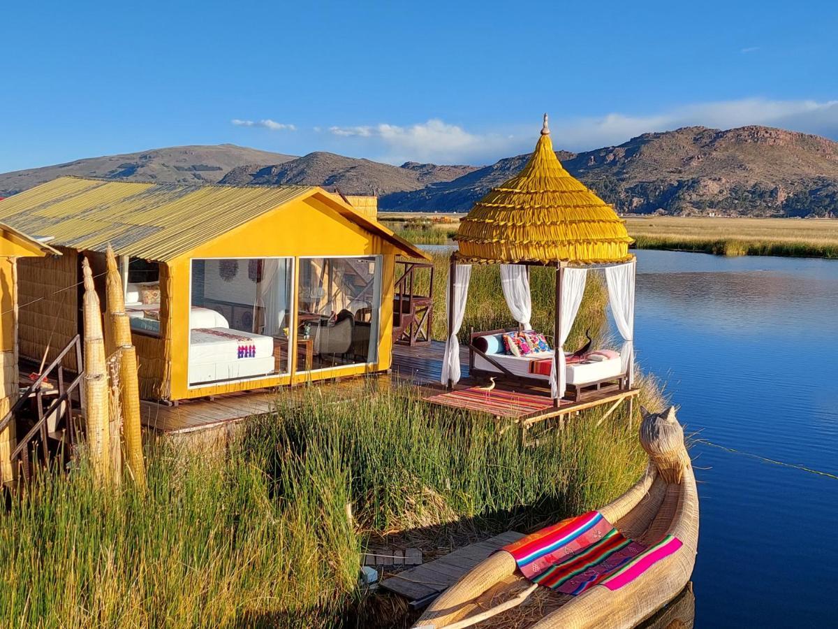 Uros Lodge Peru Пуно Екстериор снимка