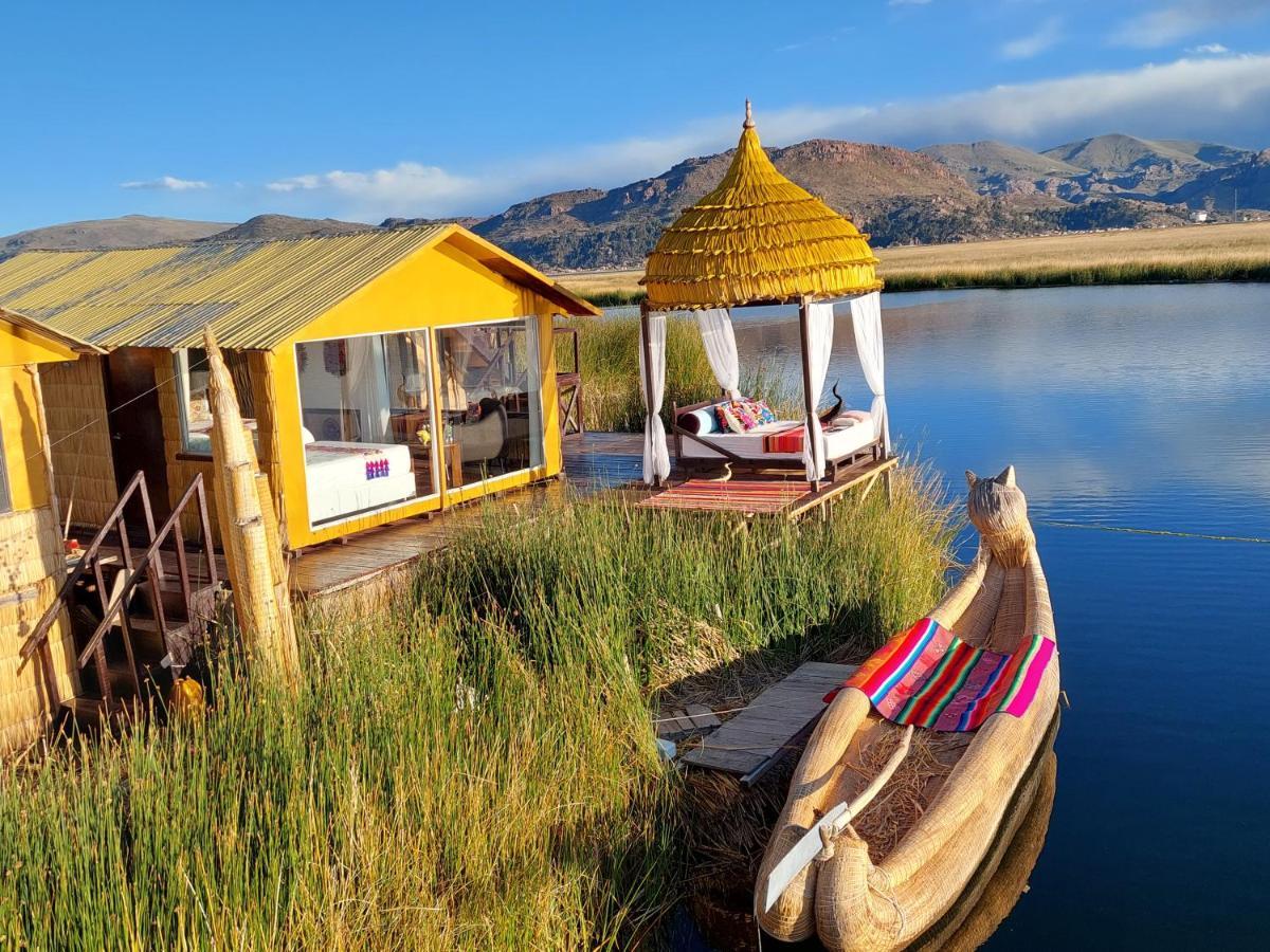 Uros Lodge Peru Пуно Екстериор снимка