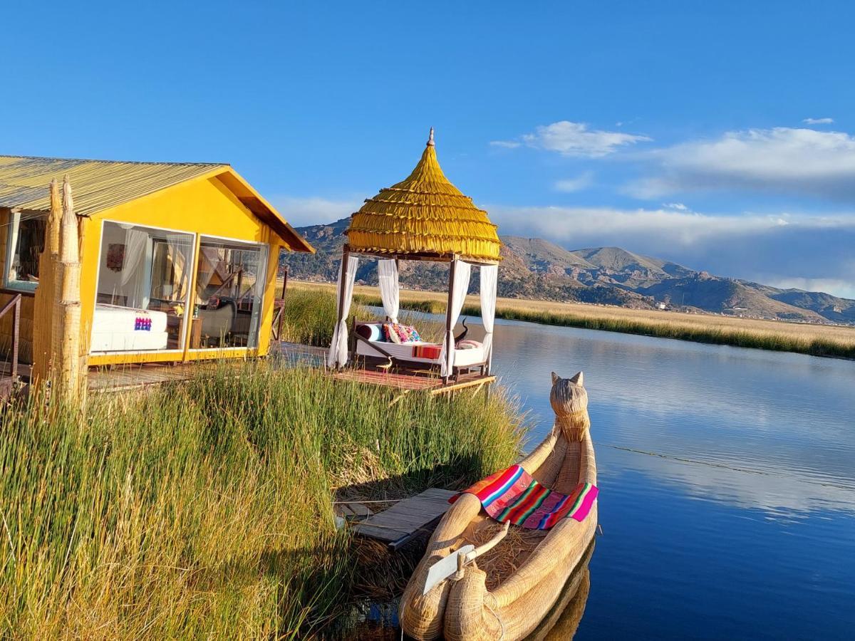 Uros Lodge Peru Пуно Екстериор снимка