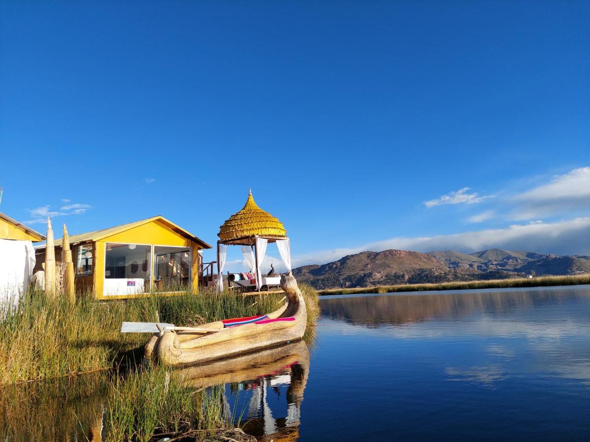 Uros Lodge Peru Пуно Екстериор снимка