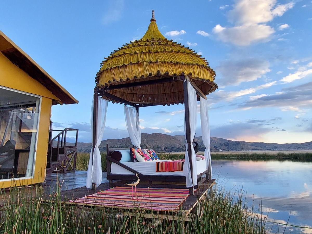 Uros Lodge Peru Пуно Екстериор снимка