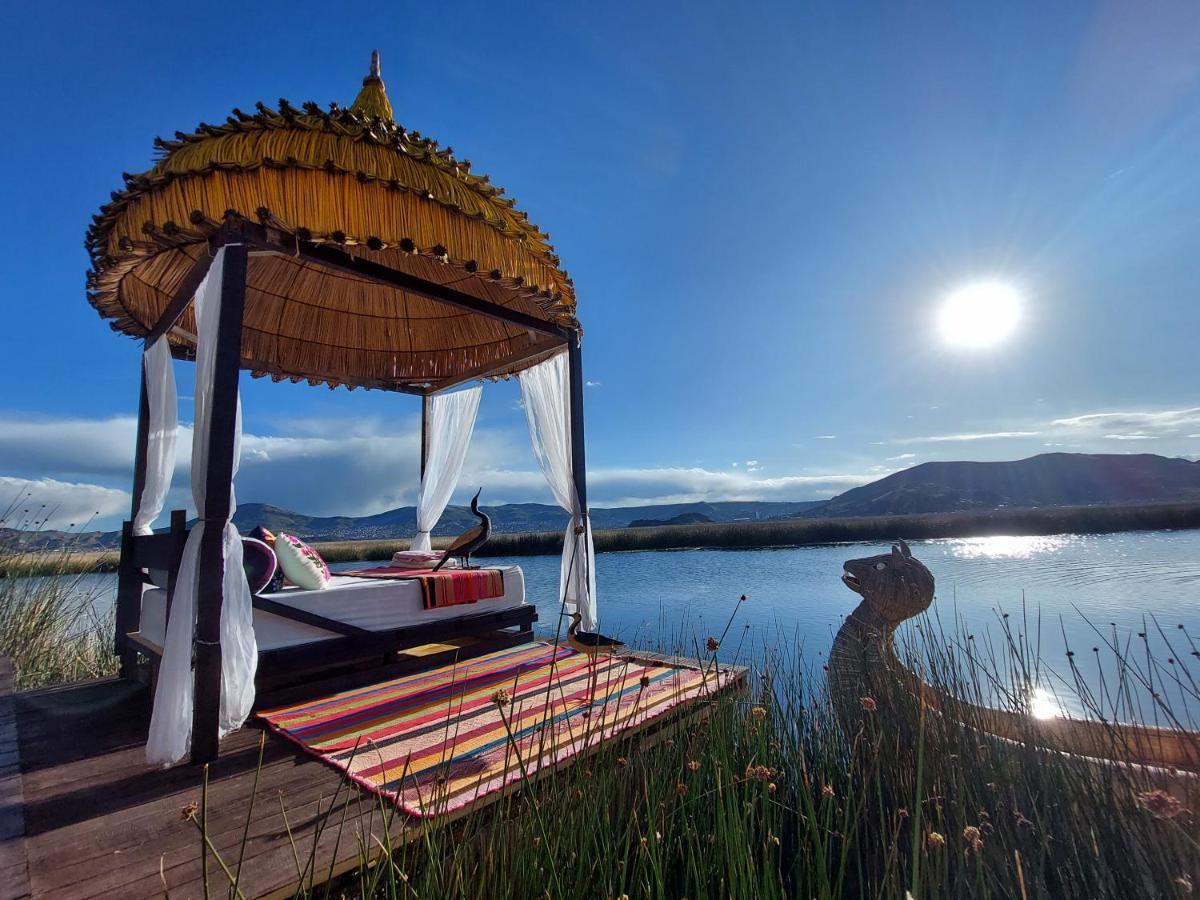 Uros Lodge Peru Пуно Екстериор снимка