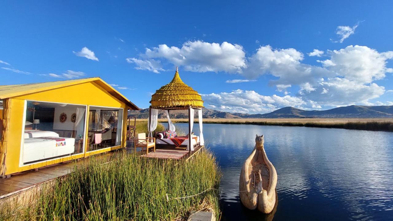 Uros Lodge Peru Пуно Екстериор снимка