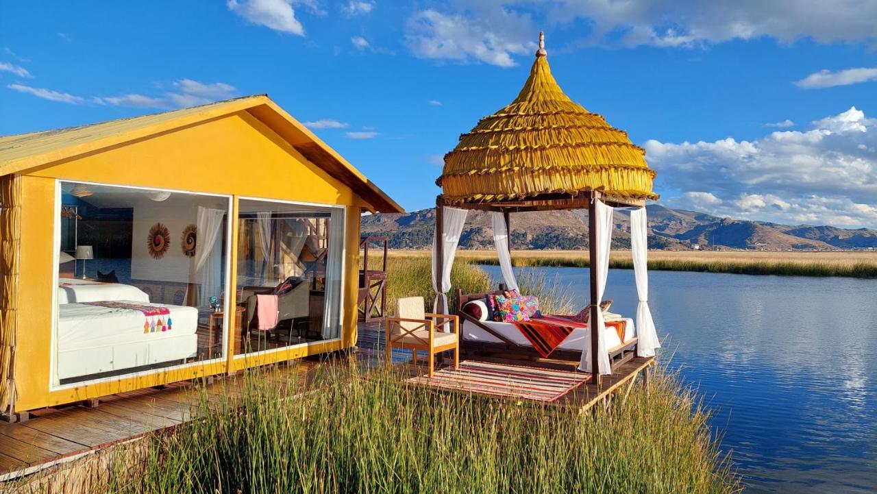 Uros Lodge Peru Пуно Екстериор снимка